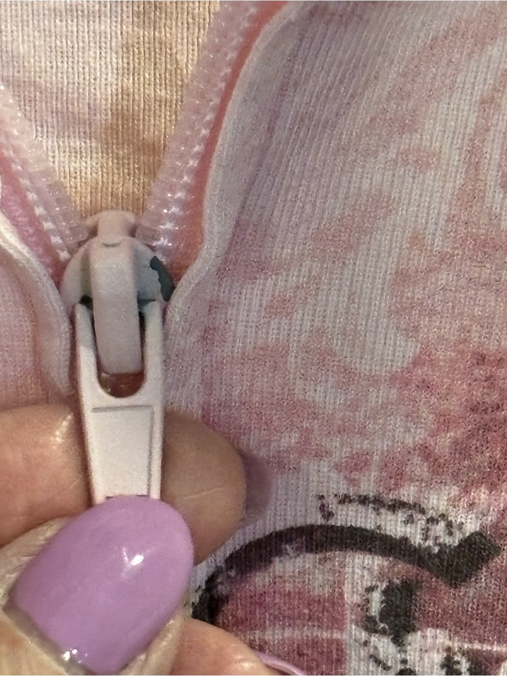 Cactus Pink Graphic Zip-Up Hoodie - Picture 3 of 6